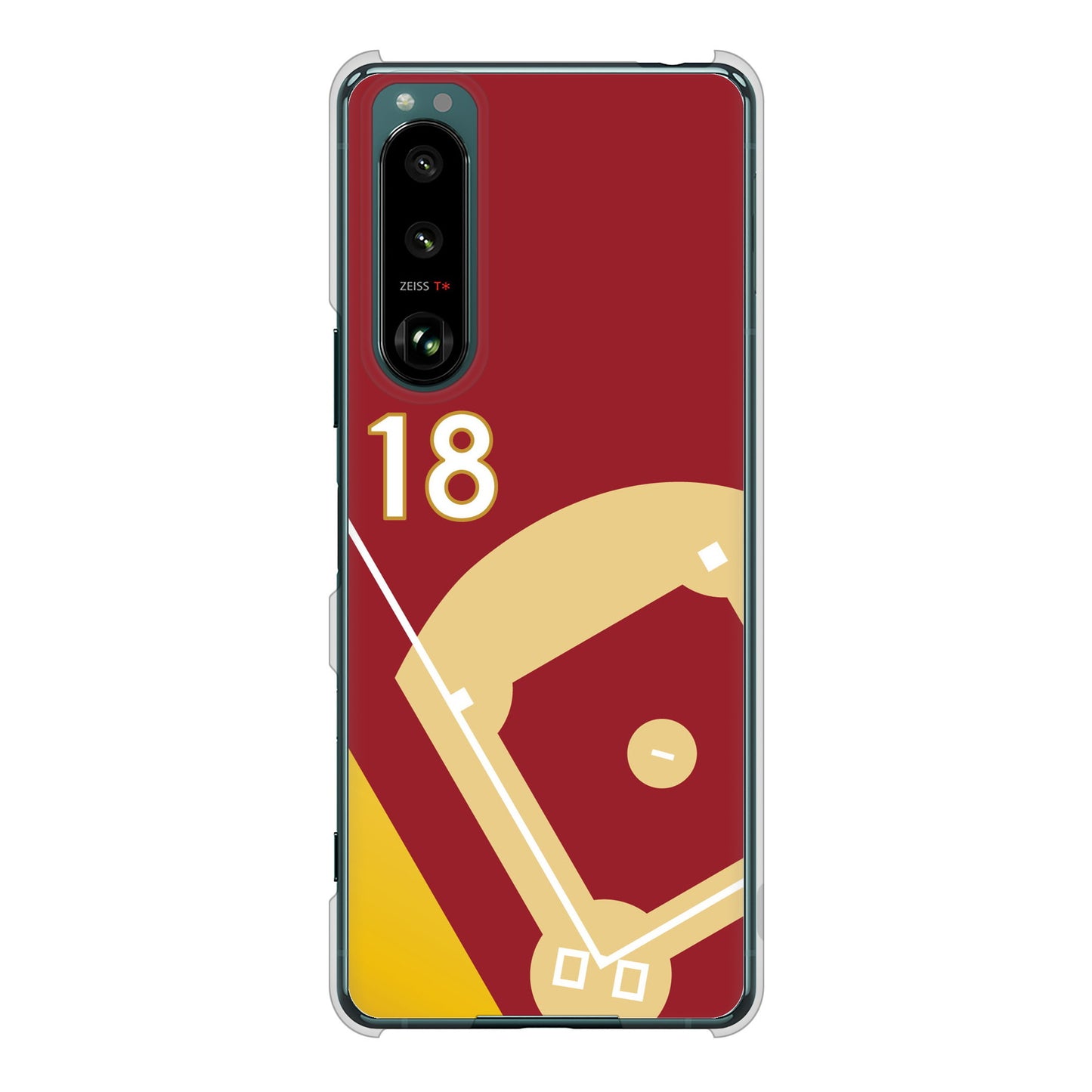 Xperia 5 III SO-53B docomo 高画質仕上げ 背面印刷 ハードケース baseball