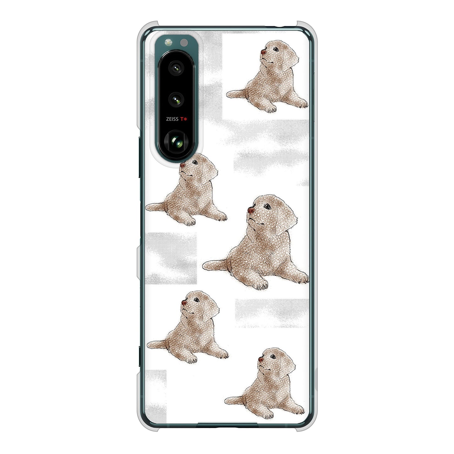 Xperia 5 III SO-53B docomo 高画質仕上げ 背面印刷 ハードケース ラブラドールレトリバー