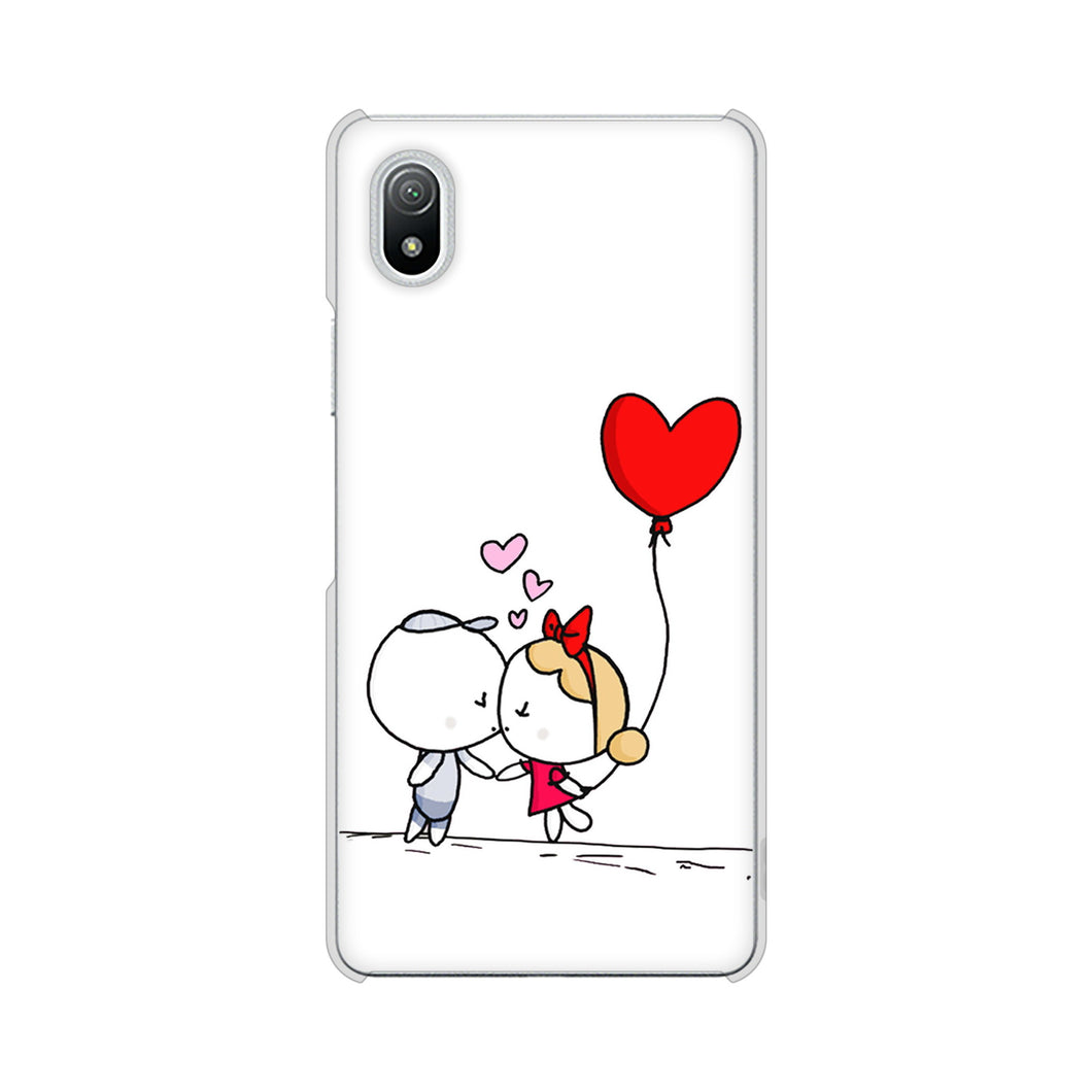 Xperia Ace III SO-53C docomo 高画質仕上げ 背面印刷 ハードケース カップル