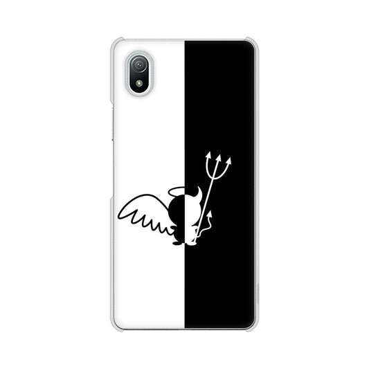 Xperia Ace III SO-53C docomo 高画質仕上げ 背面印刷 ハードケース 【027 ハーフデビット】