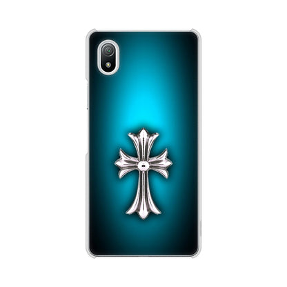 Xperia Ace III SO-53C docomo 高画質仕上げ 背面印刷 ハードケース クロス
