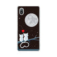 Xperia Ace III SO-53C docomo 高画質仕上げ 背面印刷 ハードケース 夜とネコ