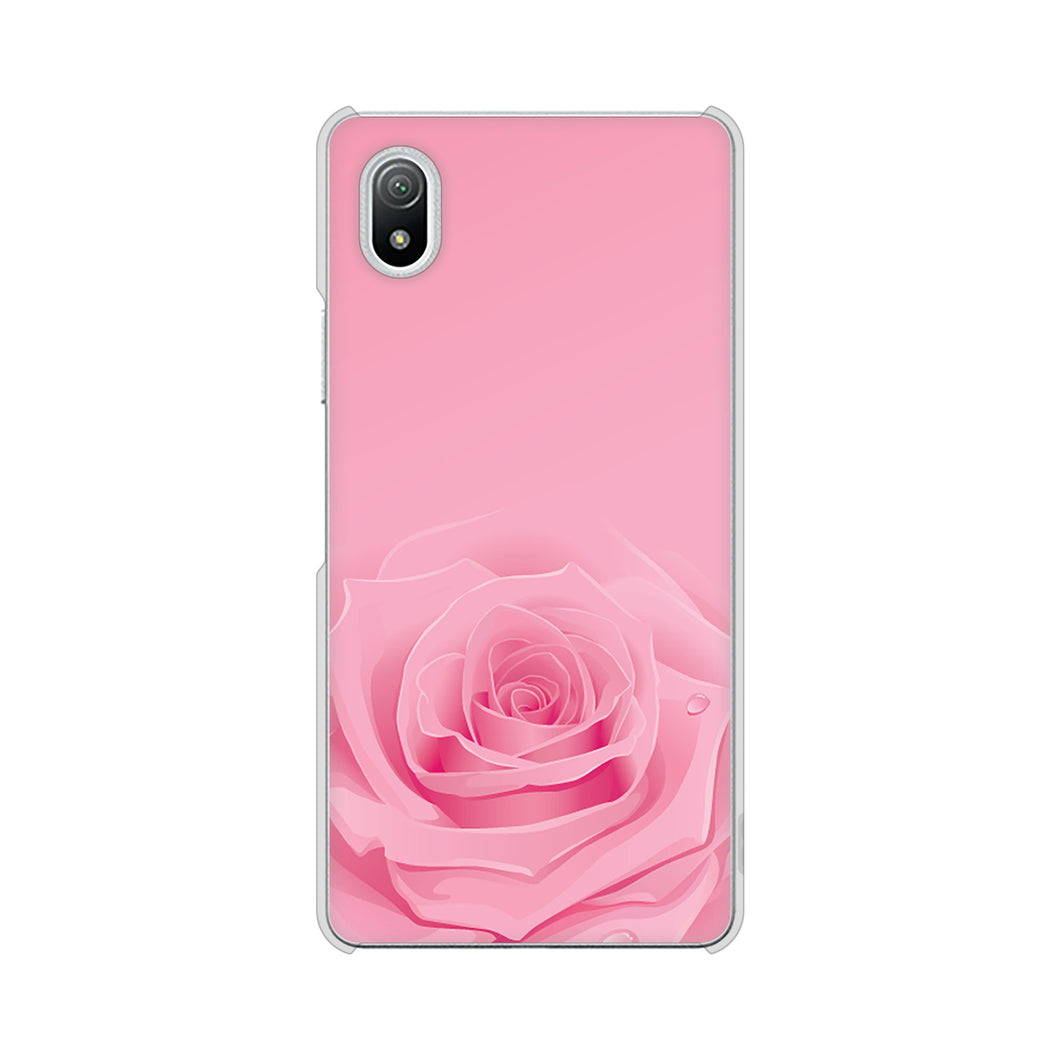Xperia Ace III SO-53C docomo 高画質仕上げ 背面印刷 ハードケース バラ