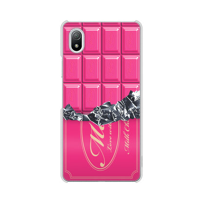 Xperia Ace III SO-53C docomo 高画質仕上げ 背面印刷 ハードケース 板チョコ
