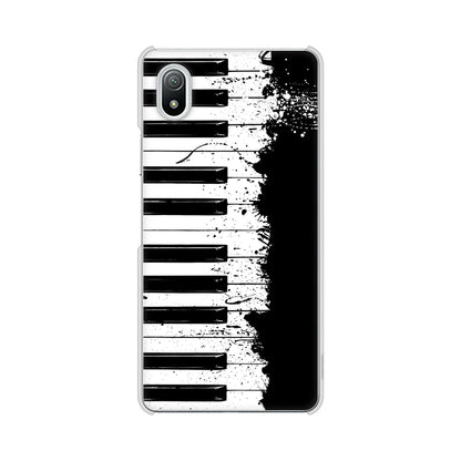 Xperia Ace III SO-53C docomo 高画質仕上げ 背面印刷 ハードケース ピアノ