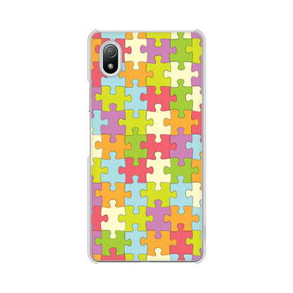 Xperia Ace III SO-53C docomo 高画質仕上げ 背面印刷 ハードケース ジグソーパズル