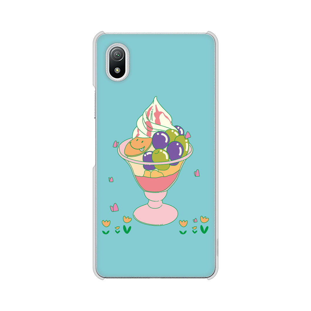 Xperia Ace III SO-53C docomo 高画質仕上げ 背面印刷 ハードケース スイーツイラスト