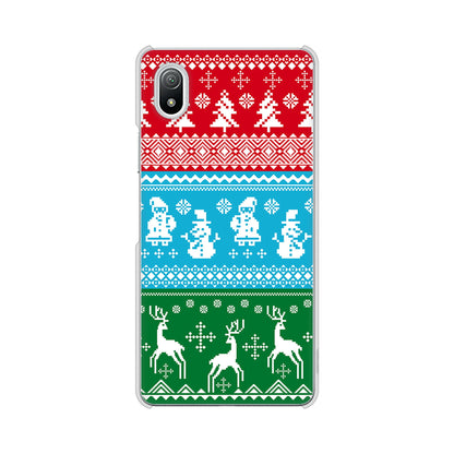 Xperia Ace III SO-53C docomo 高画質仕上げ 背面印刷 ハードケース クリスマス