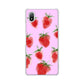 Xperia Ace III SO-53C docomo 高画質仕上げ 背面印刷 ハードケース イチゴ 水彩