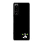 Xperia 5 IV SO-54C docomo 高画質仕上げ 背面印刷 ハードケース 【398 黒ネコ】