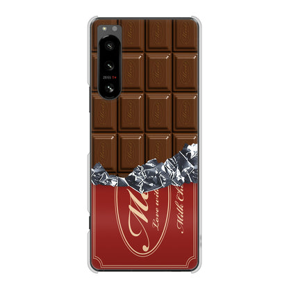 Xperia 5 IV SO-54C docomo 高画質仕上げ 背面印刷 ハードケース 板チョコ