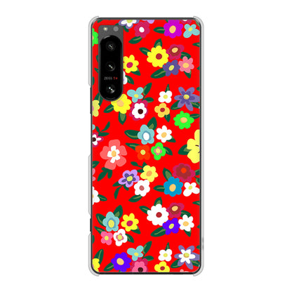 Xperia 5 IV SO-54C docomo 高画質仕上げ 背面印刷 ハードケース リバティプリント