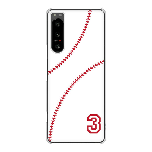 Xperia 5 IV SO-54C docomo 高画質仕上げ 背面印刷 ハードケース baseball