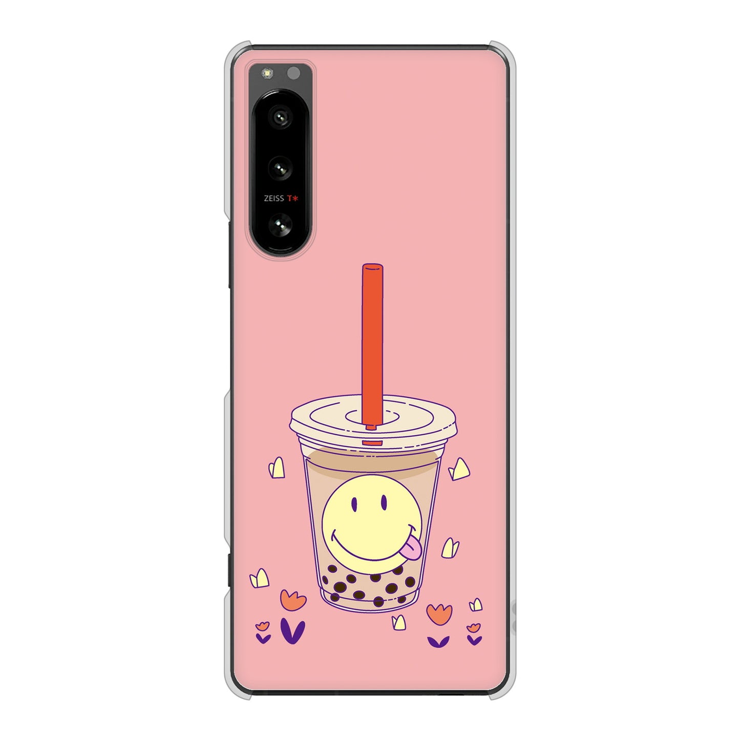 Xperia 5 IV SO-54C docomo 高画質仕上げ 背面印刷 ハードケース スイーツイラスト