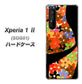 au エクスペリア1 II SOG01 高画質仕上げ 背面印刷 ハードケース【1258 フラワーボディ】