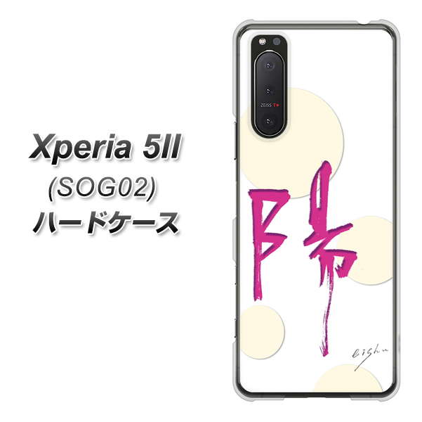 au エクスペリア5II SOG02 高画質仕上げ 背面印刷 ハードケース【OE833 陽】