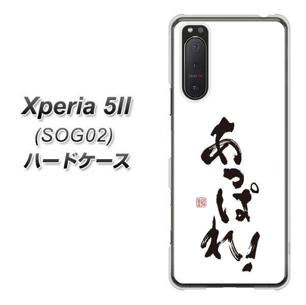 au エクスペリア5II SOG02 高画質仕上げ 背面印刷 ハードケース【OE846 あっぱれ！】