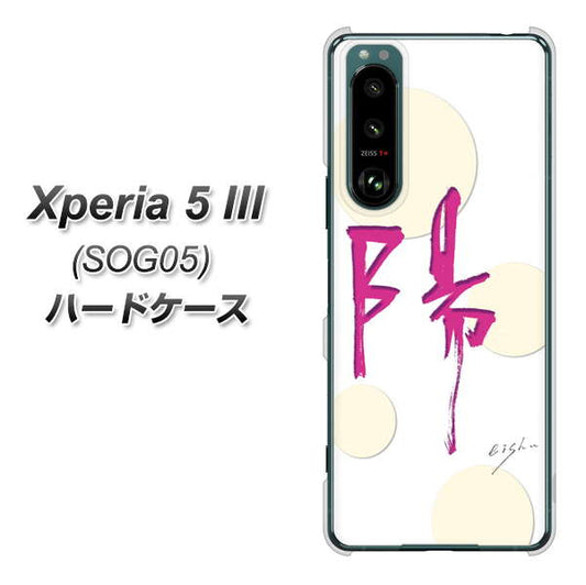 Xperia 5 III SOG05 au 高画質仕上げ 背面印刷 ハードケース【OE833 陽】