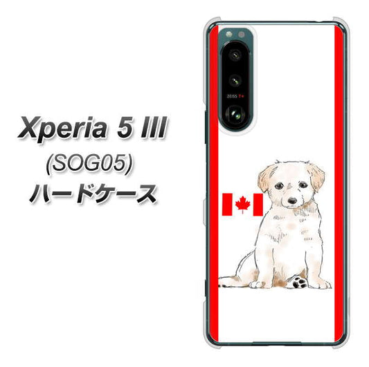 Xperia 5 III SOG05 au 高画質仕上げ 背面印刷 ハードケース【YD824 ラブラドールレトリバー05】