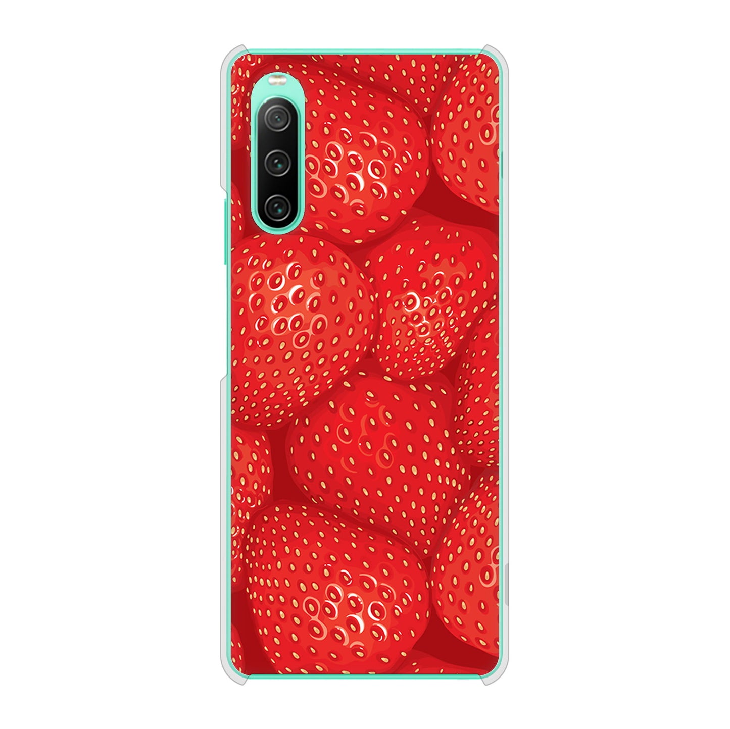 Xperia 10 IV SOG07 au 高画質仕上げ 背面印刷 ハードケース スイーツ