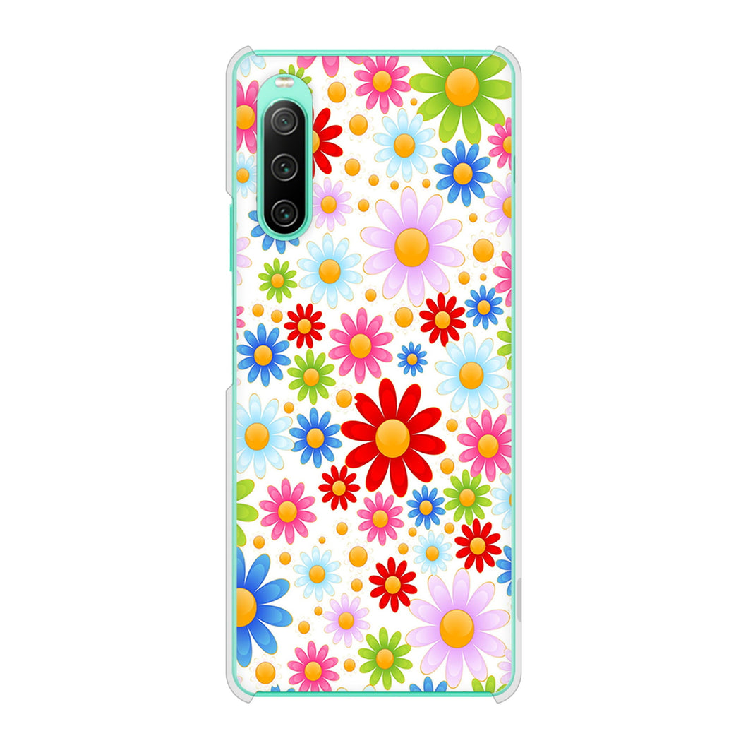 Xperia 10 IV SOG07 au 高画質仕上げ 背面印刷 ハードケース リバティプリント