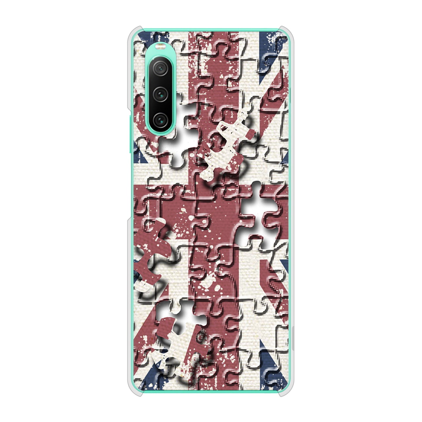 Xperia 10 IV SOG07 au 高画質仕上げ 背面印刷 ハードケース ユニオンジャック