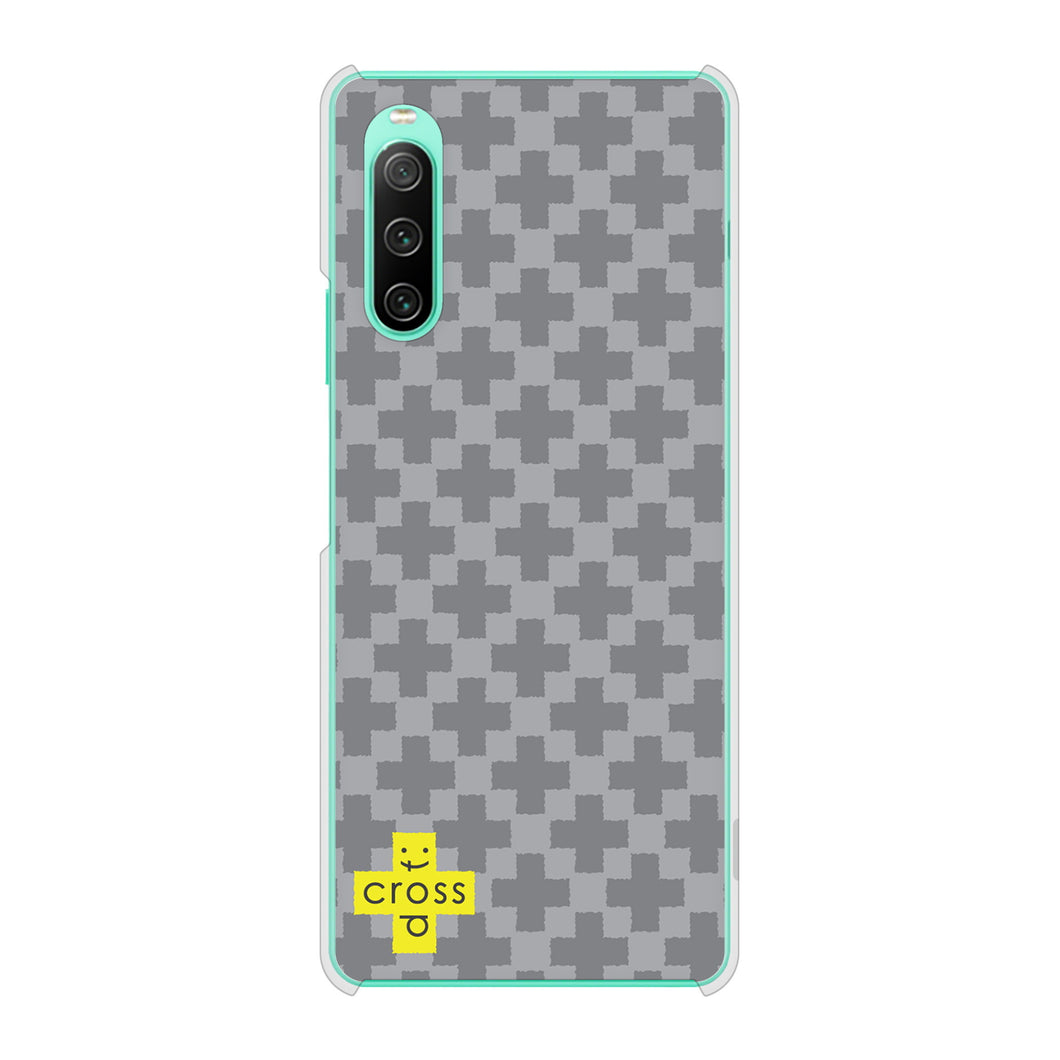 Xperia 10 IV SOG07 au 高画質仕上げ 背面印刷 ハードケース クロスドット