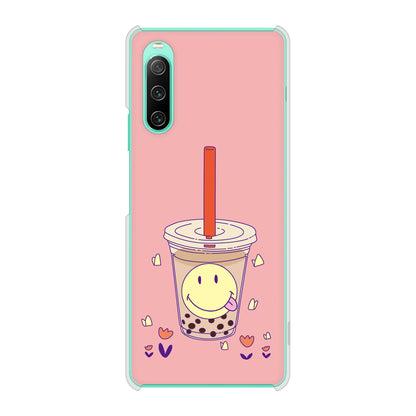 Xperia 10 IV SOG07 au 高画質仕上げ 背面印刷 ハードケース スイーツイラスト