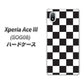 Xperia Ace III SOG08 au 高画質仕上げ 背面印刷 ハードケース【151 フラッグチェック】