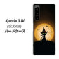 Xperia 5 IV SOG09 au 高画質仕上げ 背面印刷 ハードケース【440 猫の魔法使い】
