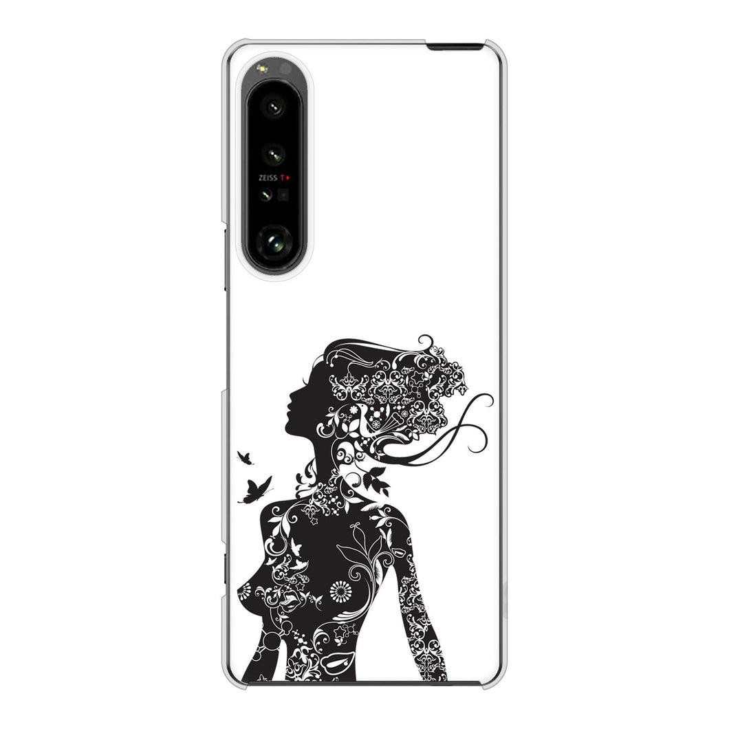 Xperia 1 V SOG10 au 高画質仕上げ 背面印刷 ハードケース 【384 ボディアート】