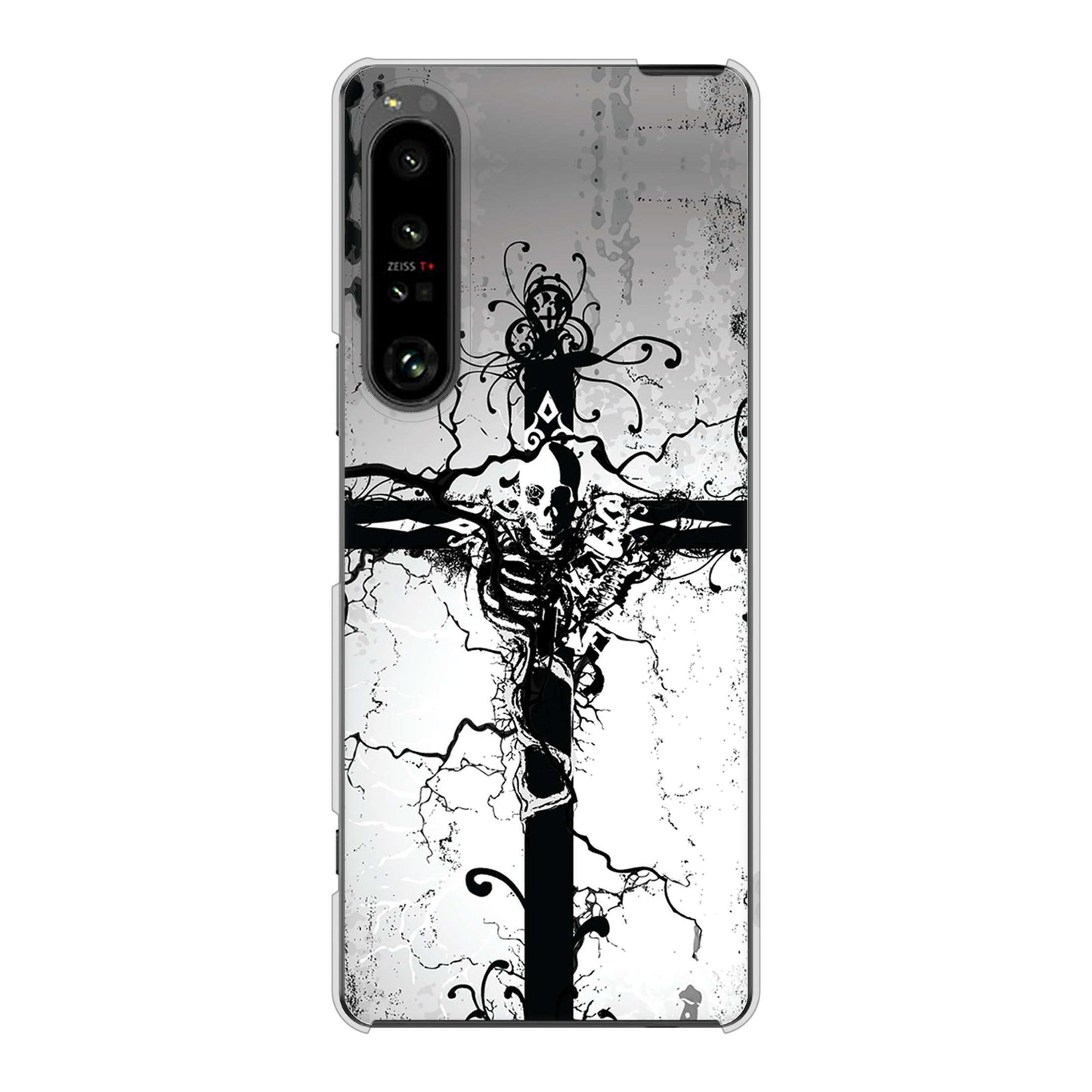 Xperia 1 V SOG10 au 高画質仕上げ 背面印刷 ハードケース 【432 張付の骸】
