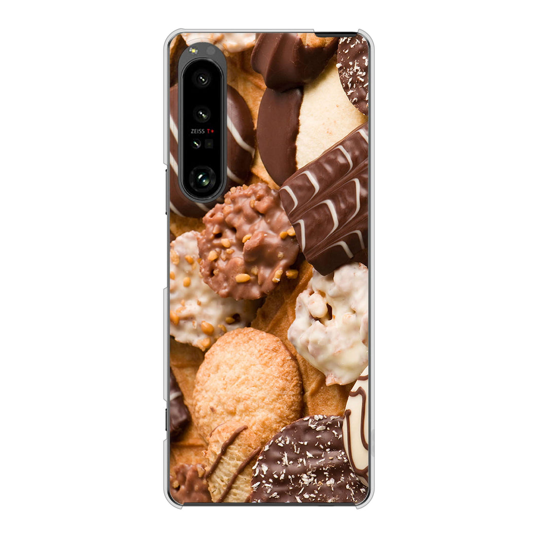 Xperia 1 V SOG10 au 高画質仕上げ 背面印刷 ハードケーススイーツ