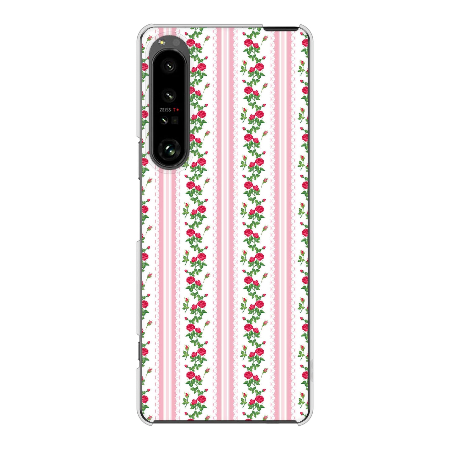 Xperia 1 V SOG10 au 高画質仕上げ 背面印刷 ハードケースイングリッシュガーデン