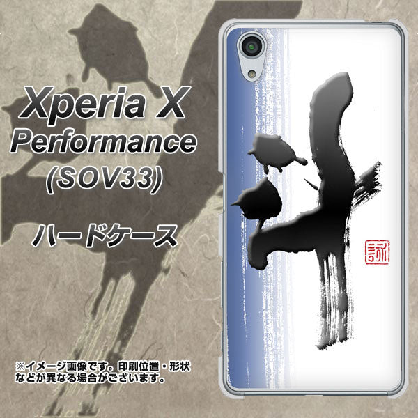 au エクスペリアX パフォーマンス SOV33 高画質仕上げ 背面印刷 ハードケース【OE829 斗】