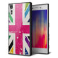 au エクスペリアXZ SOV34 強化ガラス＆TPUスマホケース ガラプリ【SC806 ユニオンジャック ピンクビンテージ】