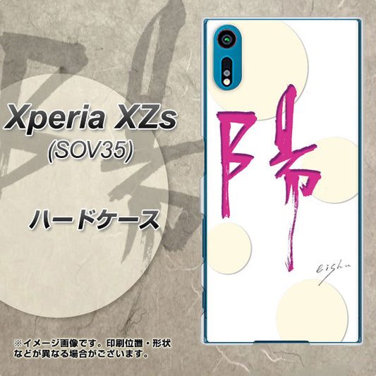 au エクスペリア XZs SOV35 高画質仕上げ 背面印刷 ハードケース【OE833 陽】