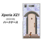 au エクスペリア XZ1 SOV36 高画質仕上げ 背面印刷 ハードケース【YA952 石ドア02 素材クリア】