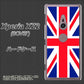 au エクスペリア XZ2 SOV37 高画質仕上げ 背面印刷 ハードケース【200 イギリス (ユニオン・ジャック）】