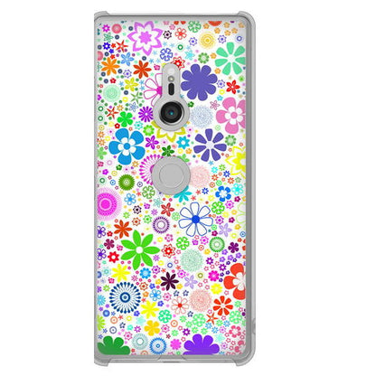 Xperia XZ3 SOV39 au 高画質仕上げ 背面印刷 ハードケース リバティプリント
