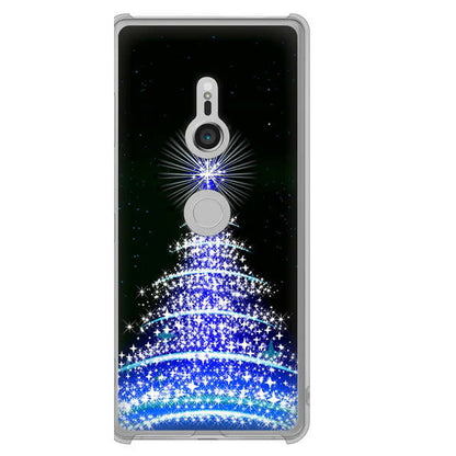 Xperia XZ3 SOV39 au 高画質仕上げ 背面印刷 ハードケース クリスマス
