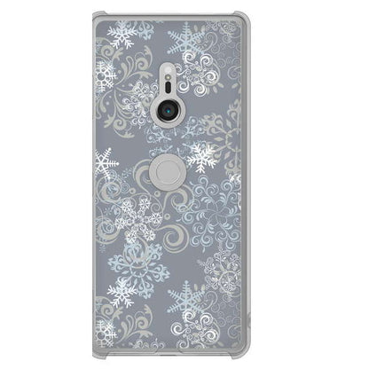 Xperia XZ3 SOV39 au 高画質仕上げ 背面印刷 ハードケース クリスマス