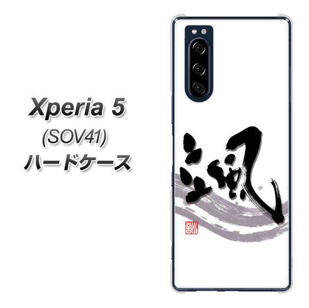 au エクスペリア5 SOV41 高画質仕上げ 背面印刷 ハードケース【OE827 颯】