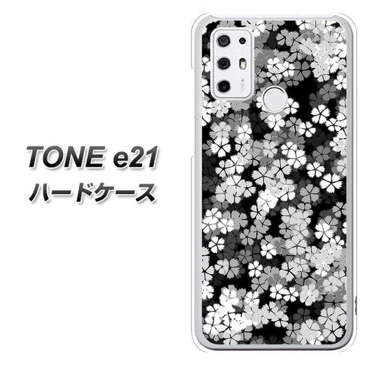 SIMフリー トーンモバイル TONE e21 高画質仕上げ 背面印刷 ハードケース【1332 夜桜】