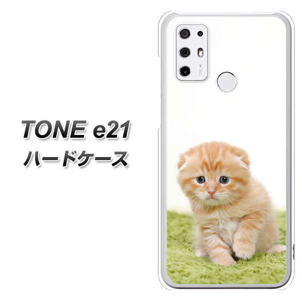 SIMフリー トーンモバイル TONE e21 高画質仕上げ 背面印刷 ハードケース【VA802 ネコこっそり】