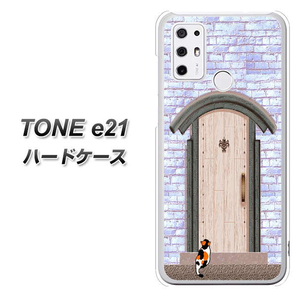 SIMフリー トーンモバイル TONE e21 高画質仕上げ 背面印刷 ハードケース【YA952 石ドア02 素材クリア】