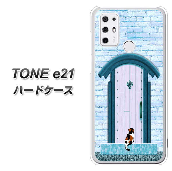 SIMフリー トーンモバイル TONE e21 高画質仕上げ 背面印刷 ハードケース【YA953 石ドア03 素材クリア】