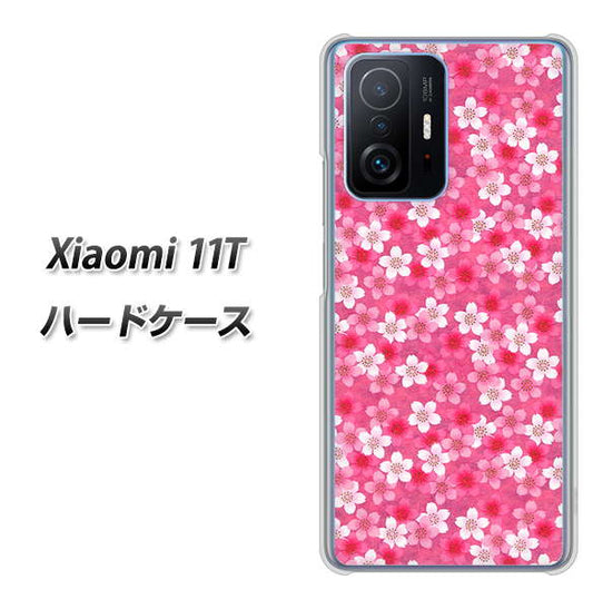 Xiaomi 11T 高画質仕上げ 背面印刷 ハードケース【065 さくら】