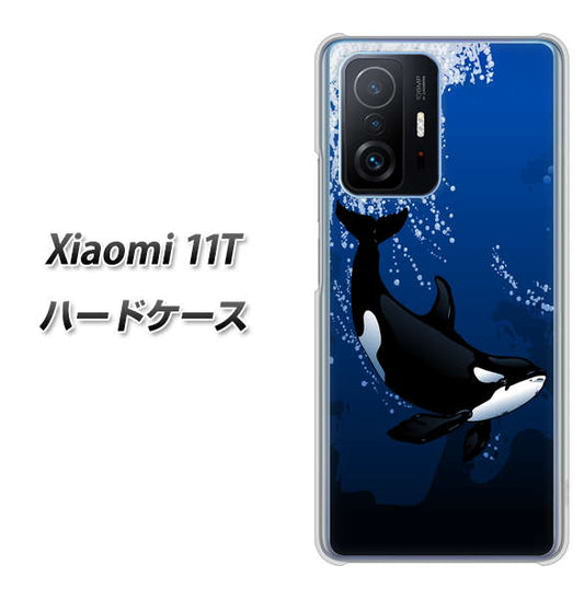 Xiaomi 11T 高画質仕上げ 背面印刷 ハードケース【423 シャチ】
