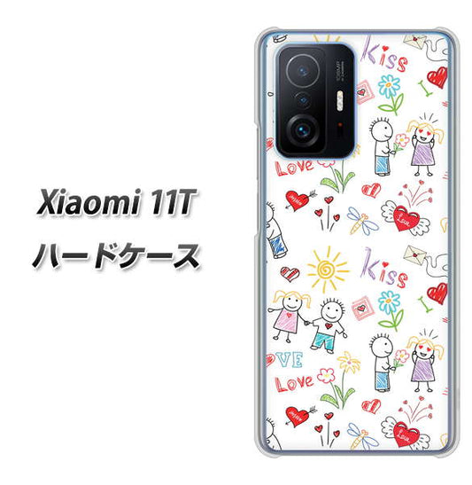 Xiaomi 11T 高画質仕上げ 背面印刷 ハードケース【710 カップル】